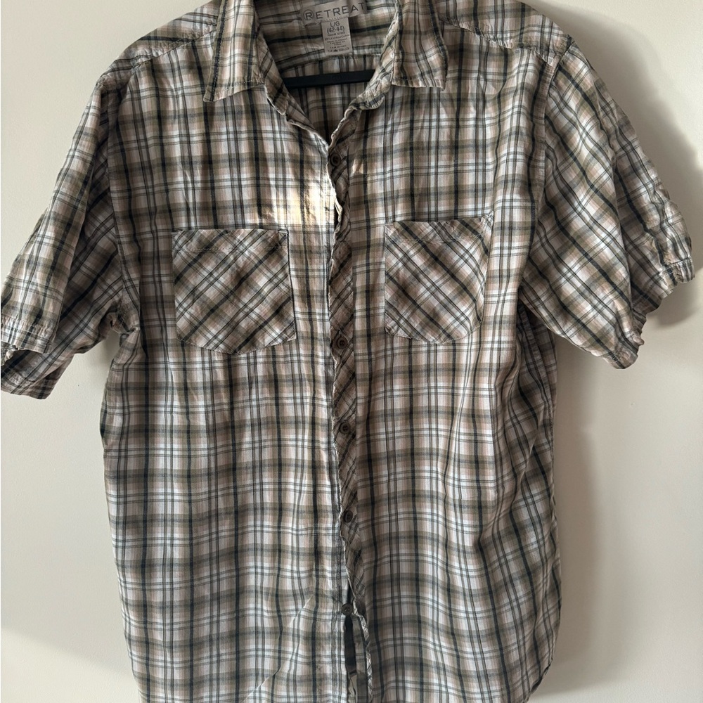 Plaid Short Sleeve Shirt